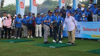 Mensos Buka Charity Golf Bertema "Listrik Berkelanjutan bagi Anak Negeri di Wilayah Pasca Bencana"