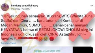 CEK FAKTA: Benarkah Kabar Penyelundupan 36 Wanita Tuna Susila Asal China di Medan?