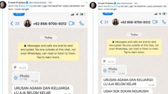 WhatsApp Arie Kriting Kena Teror Usai Bahas Kominfo, Ernest: Norak Banget