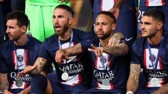 PSG vs Nantes: Neymar dan Messi Antar Les Parisiens Juara Piala Super Prancis