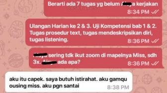 Miris, Diingatkan Guru soal Tugas Sekolah, Siswi Ini Malah Beri Jawaban Sinis: Aku Gak Mau Pusing, Lagi di Salon