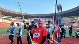 Berhasil Raih Jarak 23,8 Meter, Atlet Lempar Lembing Kalsel Sabet Emas di ASEAN Para Games 2022