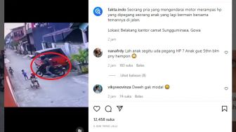 Seorang Pria Rampas HP Anak Kecil Saat Main, Warganet: Orang Tuanya Ngapain