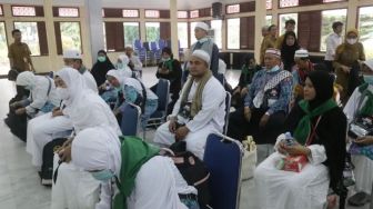 Jemaah Haji Kloter 25 Kabupaten Pandeglang Tiba di Tanah Air