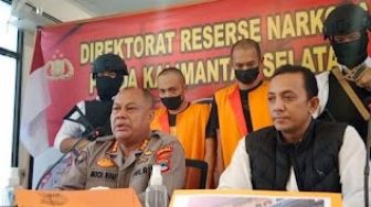 Polda Kalsel Bongkar Jaringan Narkoba Internasional, 10 Kg Sabu Disita