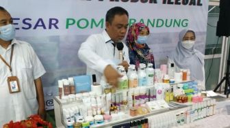 Ribuan Kosmetik Ilegal Bernilai Ratusan Juta Rupiah dari Kota Bekasi hingga Karawang Dimusnahkan BPOM