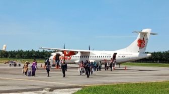 Pesawat Wings Air ATR-72 Seri 600 Gagal Mendarat di Bandara Nagan Raya Aceh