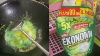 Dikira Minyak, Nenek Ini Goreng Telur Pakai Sabun Cuci Piring