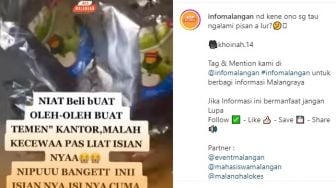 Viral Warganet Beli Oleh-oleh Khas Malang tapi Isinya Bikin Melongo