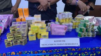 Bahaya! Ribuan Kosmetik Ilegal, Beracun Dan Kadaluwarsa Ditemukan di Sumsel