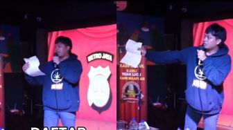 Komika Egi Haw Tampil Stand Up di HUT Bhayangkara ke-76 Bahas Narkoba, Ernest Prakasa: Edan Respek
