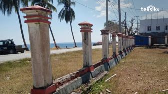 Gerbang dan Pagar Besi di Kantor DPRD Buton Selatan Hilang Dicuri Orang Tak Bertanggung Jawab