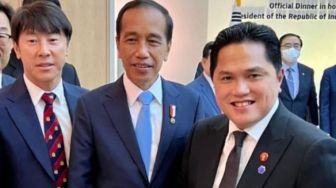Isi Curhat Pelatih Timnas Indonesia Shin Tae-yong Usai Bertemu Jokowi