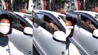 Viral Video Keberanian Cewek Berhijab Tegur Pengendara Buang Abu Rokok di Jalan, Publik Sindir Open Donasi Beli Asbak