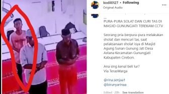 Tak Habis Pikir, Maling Pura-pura Salat di Masjid Padahal Mengincar Benda Ini