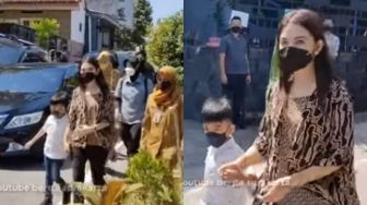 Video Viral Jan Ethes Cucu Jokowi Masuk Sekolah Diantar Paspampres, Publik: Pedagang Jajanan Bawa HT Semua