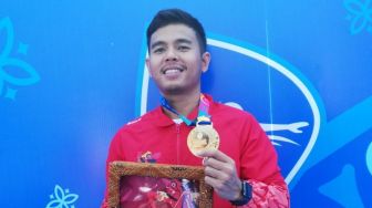 Sempat Dehidrasi, Zaki Zulkarnain Sukses Raih Emas Kelima di ASEAN Para Games 2022