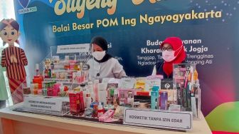 BBPOM Temukan 4.587 Kosmetik Berbahaya dan Tanpa Izin Edar di Jogja