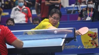 ASEAN Para Games 2022: Galeri Foto Adyos Astan Takluk dari Wakil Thailand di Final Para Tenis Meja