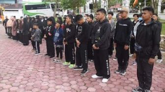 Walikota Fadly Amran Lepas Atlet Hapkido Berlaga di Kejurnas V