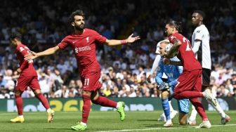 Hasil Liga Inggris: Darwin Nunez dan Mohamed Salah Selamatkan Liverpool di Markas Fulham