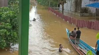 Curah Hujan Tinggi, Sejumlah Desa di Katingan Kalteng Direndam Banjir