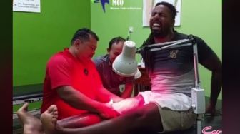 Video Viral Carlos Fortes Sembuh dari Cidera Usai Terapi Pijat, Warganet: Cocok Nih Buat Bale dan Hazard