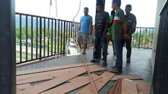 Objek Wisata Menara Songket Solsel Dirusak Tangan-tangan Jahil