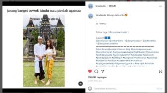 Pacaran Beda Agama, Cowok Hindu Pindah ke Islam Ikut Pacarnya, Publik: Bismillah Gede Yu Bisa