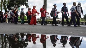 Long March Para Penyadang Tunanetra Sambut Hari Kemerdekaan