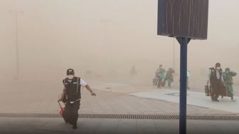 4 Fakta Badai Pasir di Madinah: Langit Gelap, Evakuasi Jemaah Haji Berlangsung Dramatis