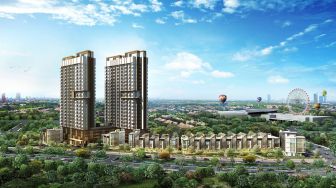 Modernland Realty Gelar Topping Off Cleon Park Apartment  di Jakarta Garden City