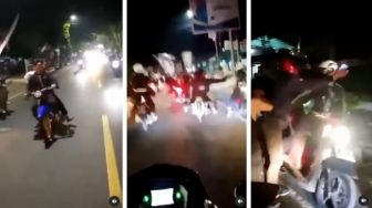 Viral Konvoi Perguruan Silat Berujung Ricuh, sampai Tega Keroyok Ojol Diduga Akibat Tak Terima Ditegur
