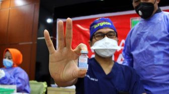 Puskesmas di Lampung Layani Vaksinasi Booster Tahap Dua bagi Nakes