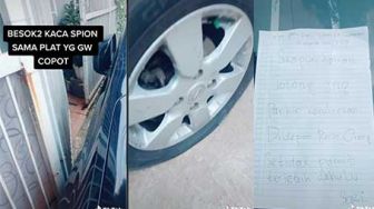 Ibu-ibu soal Mobil Parkir Sembarangan Depan Rumahnya, Ban Dikempesin dan Kasih Pesan Menohok