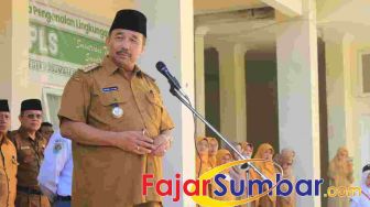 Bupati Pasaman Pembina Upacara Di SMA 3 Sumbar