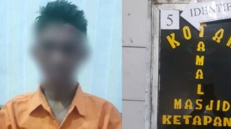 Pemuda Way Ratai Ditangkap Warga Curi Kotak Amal dan Ampli Dua Masjid 