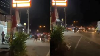 Beredar Video Sekelompok Pemuda Lakukan Aksi Penjarahan di Minimarket