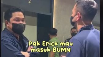Video Kocak Wanita Blak-blakan Bilang Ingin Diterima BUMN, Erick Thohir: Tinggal Masuk Gedung BUMN Gratis