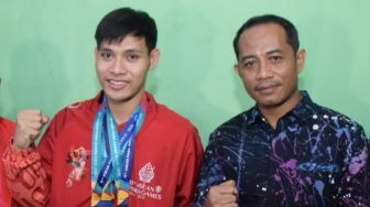 Kedatangan Banyu Trimulyo Juara ASEAN Para Games 2022 Asal Kabupaten Tegal 