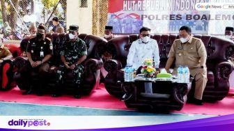 Penjabat Bupati Boalemo Hadiri Gebyar Vaksinasi Presisi 