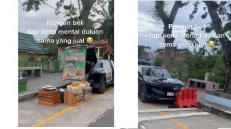 Penjual Buah di Pinggir Jalan Bikin Pembeli Kena Mental, Mobil yang Digunakan Jadi Sorotan