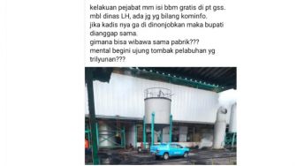 Dituding Isi BBM Gratis untuk Kendaraan Dinas di Pabrik Sawit, DLH Mukomuko Ancam Somasi Netizen