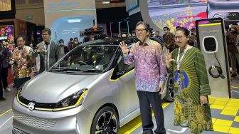 Daihatsu Ayla Listrik Dipamerkan di GIIAS 2022