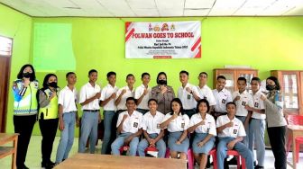 Sambut HUT Polwan ke-74, Polwan Polres Belu Gelar Polwan Goes to School