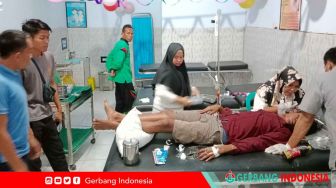 Unit Reskrim Polsek Pekat Tangkap Pelaku Penganiayaan Menggunakan Sajam