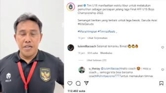 Luis Milla Beri Ucapan Selamat ke Bima Sakti Usai Indonesia ke Final Piala AFF U-16