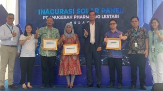 Peresmian Solar Panel Kedua PT Anugerah Pharmindo Lestari di Medan