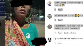 Viral Ibu Mabuk Lem di Pinggir Jalan Asuh Bayi Mungil, Netizen: Pilu Banget, Tuhan!