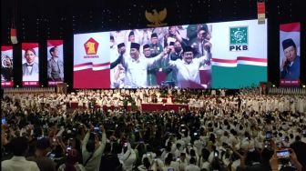 Di Depan Cak Imin dan Kader PKB, Prabowo: Dari Dulu Kami Ingin Koalisi Sama Antum